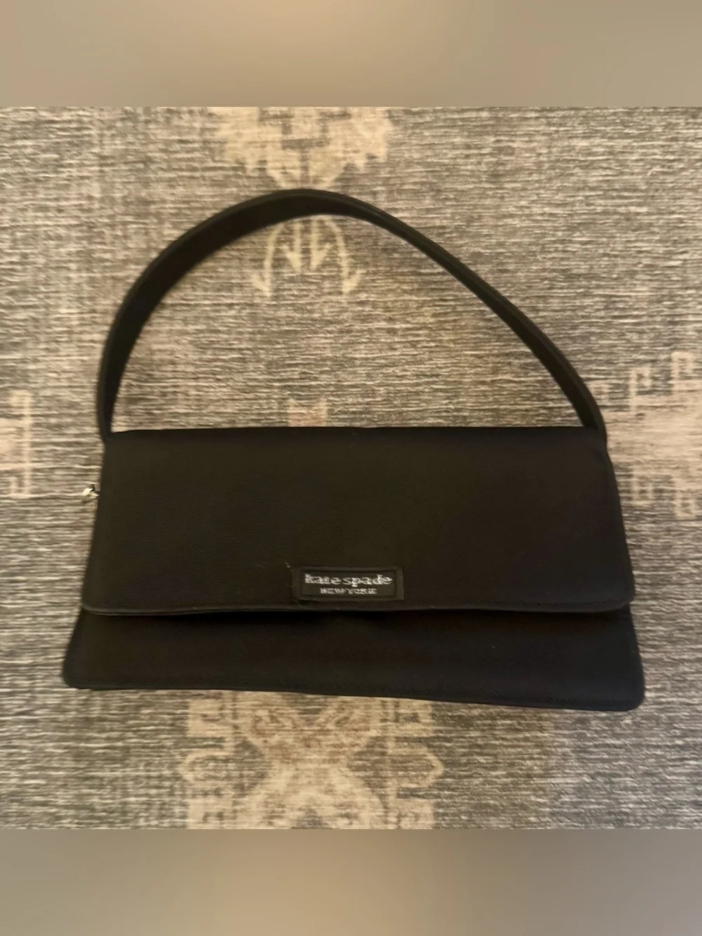 Kate Spade New York Black Nylon Shoulder Bag / Mini Handbag